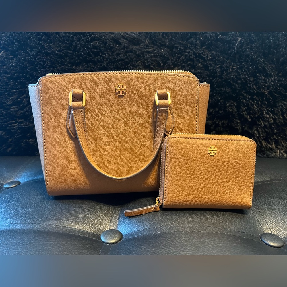 Tory Burch Top Handle Crossbody Bag with matching wallet
